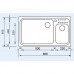 Νεροχύτης SANITEC INOX PUNTO PLUS 11114
